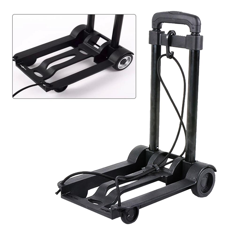 Portable Folding Cart Folding Hand Truck Heavy Duty Lightweight Cart for Luggage Moving #4O