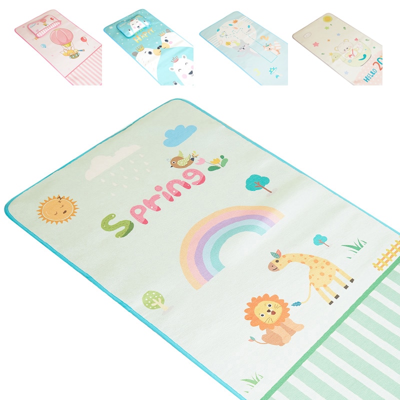 Colchoneta de verano para bebés, colchoneta transpirable para dormir, cuna para niños pequeños, cómodas almohadillas de siesta, cama infantil, colchoneta para dormir en guardería