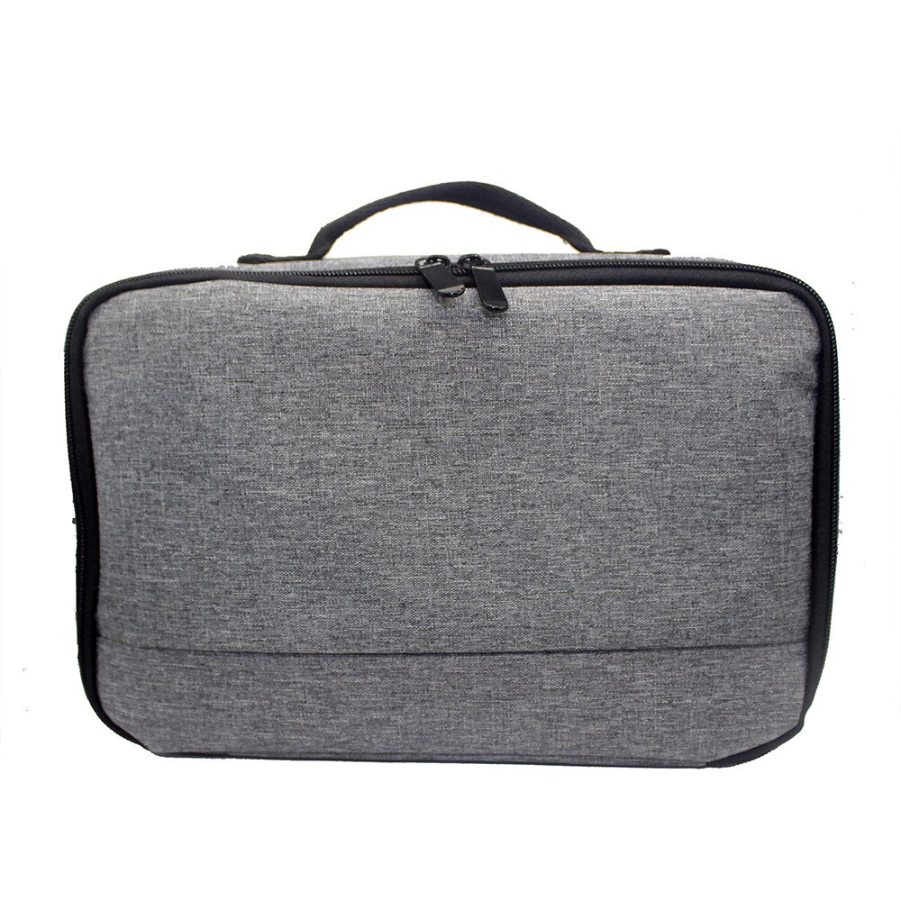 Sac de rangement de projecteur gris Portable, sac de transport universel, organisateur de rangement de voyage pour projecteurs et accessoires