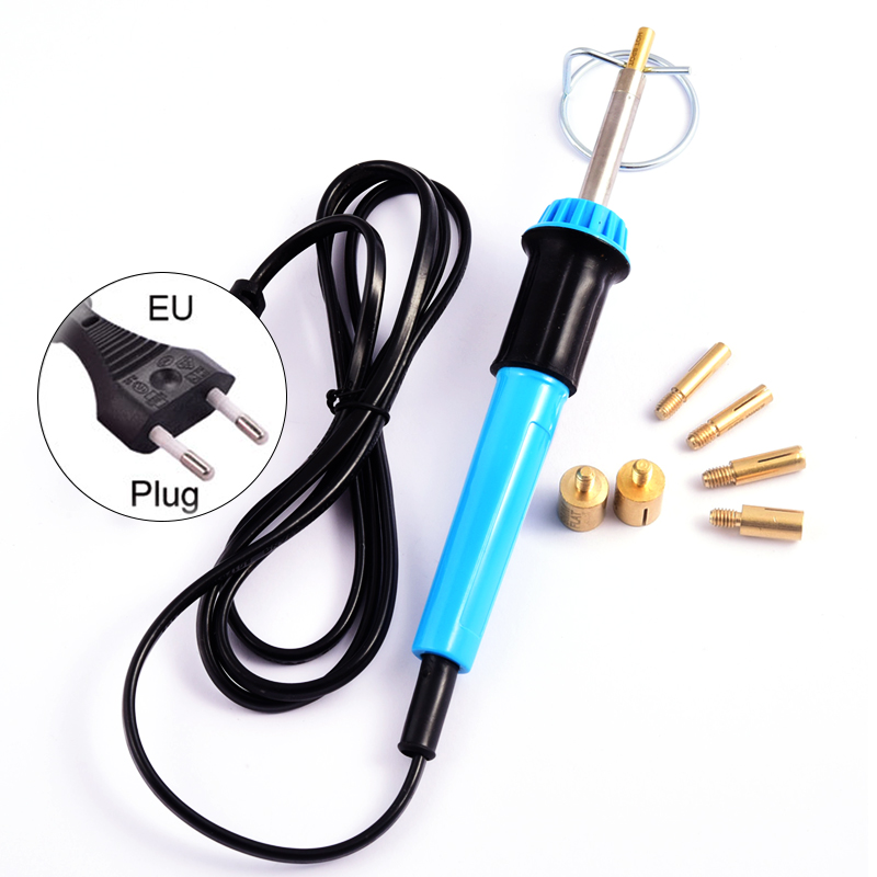 Veloce Riscaldata! EU/noi tappo Bianco Hotfix Strass Applicatore Rosa ferro-in poi caldo aggiustare Strass Applicatore bacchetta Calore-aggiustare strumento di Y2852