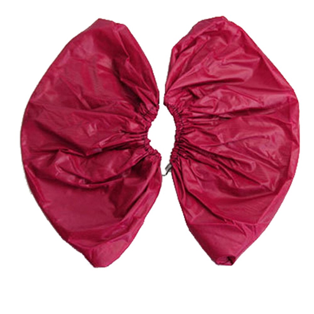 Couvre-pieds anti-poussière unisexe imperméable et réutilisable pour chaussures, couvre-chaussures antidérapants pour la maison et l'intérieur: Rouge