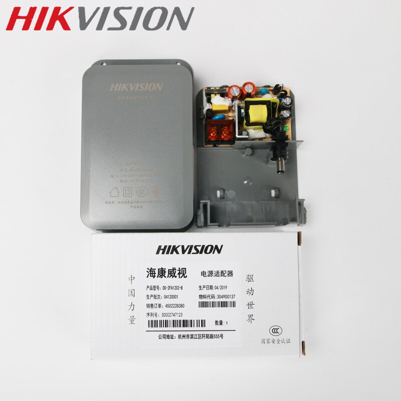 HIKVISION Original DS-2FA1202-B Camera Power Supply DC12V/2A Waterproof Outdoor Use Lightning Protection For Camera Microphone