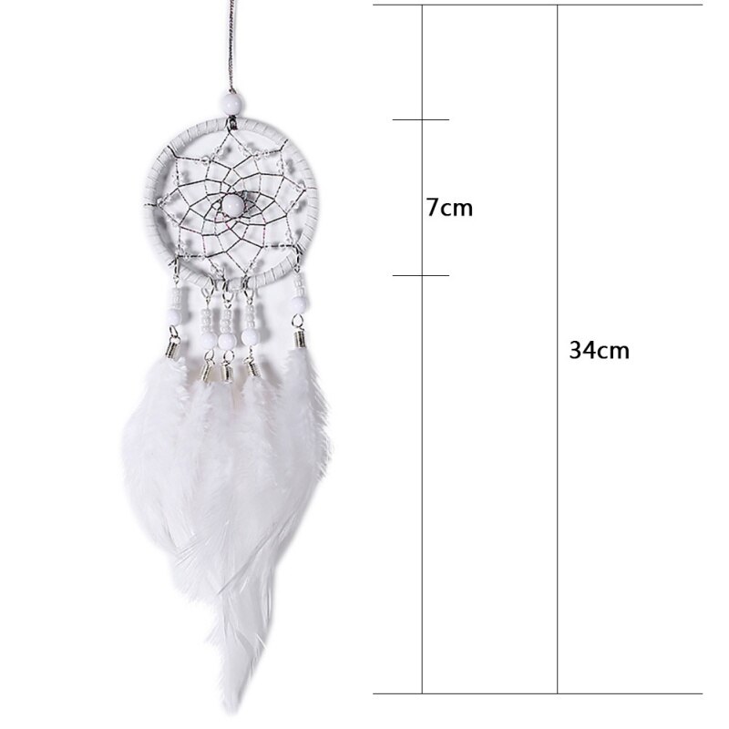 Styl skandynawski sen netto prezent dzwonek wietrzny wisiorek do samochodu dekoracje ścienne wiszące Home Kids Girls dekoracja do pokoju dziecięcego Habitacion: 34cm W