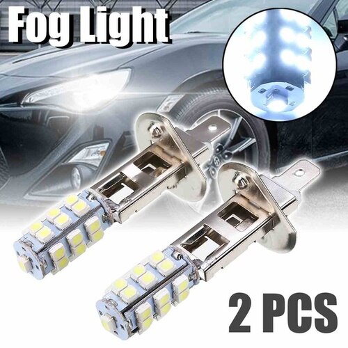 2x H1 25 Smd Led Auto Fog Rijden Licht Koplamp Vervanging Lamp Wit