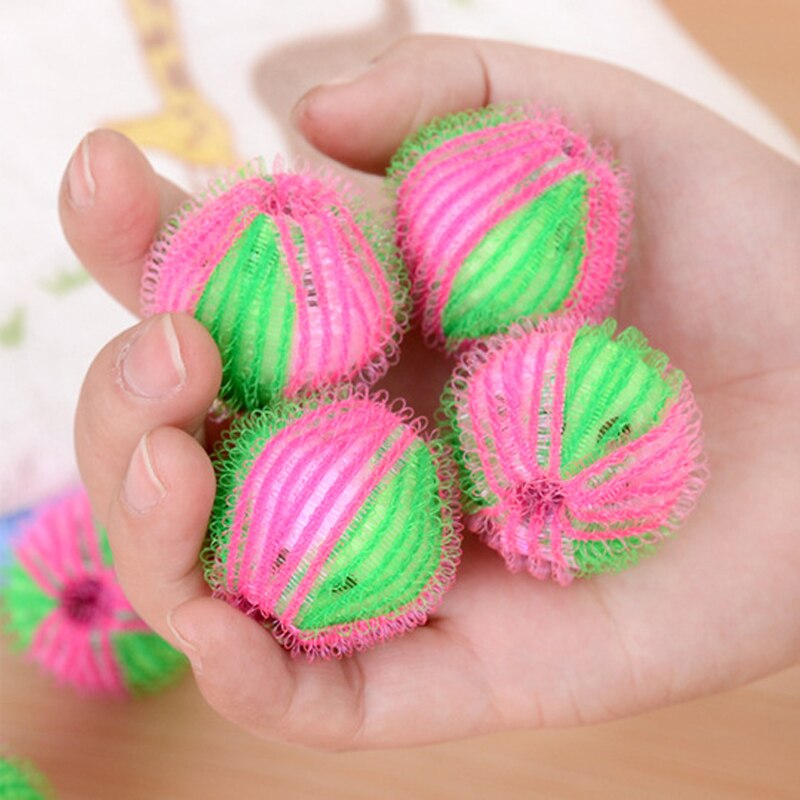 6pcs Washing Machine Balls Wash Laundry Ball Dryer Fabric Soften Helper Cleaning Tools Saves Drying Time Trockner Ball