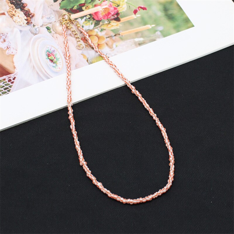 Bohemia Colorful Seed Beads Initial Choker Women Colar Collar Necklace Fashion Beach Femme Jewelry Gift Wholesale: 4