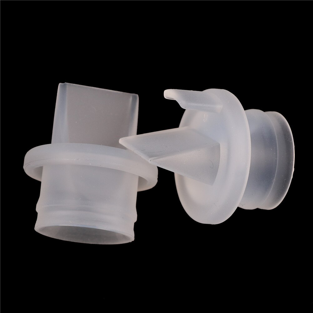 2PCS Portable Solid Color Protection Breast Pump Accessories Duckbill Valve Replacement Supplies For Baby Backflow