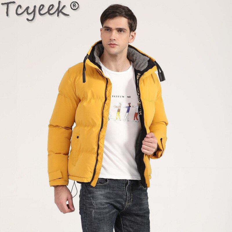 Merk winterjas voor heren kleding streetwear dons katoenen jas man bomber heren jassen puffer jassen yyyz 5502