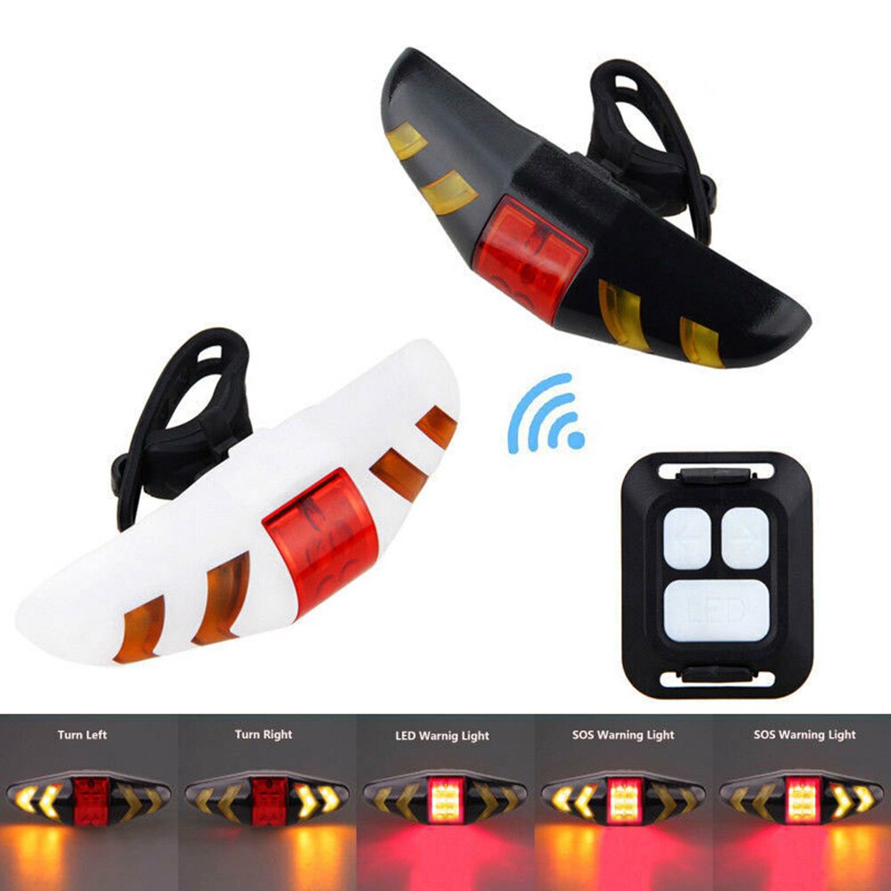 Fahrrad USB LED Scheinwerfer Anzeige Drahtlose Fernbedienung Blinker Lampe Mountainbike Lichter Radfahren Blinkende Rücklicht