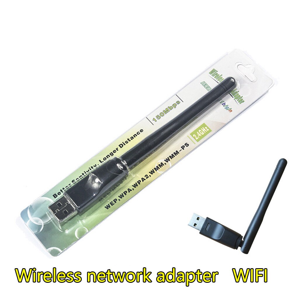 150Mbps Mini Wireless Network Card Laptop Mini USB 2.0 WiFi Adapter Antenna PC LAN Wi-Fi Receiver Dongle