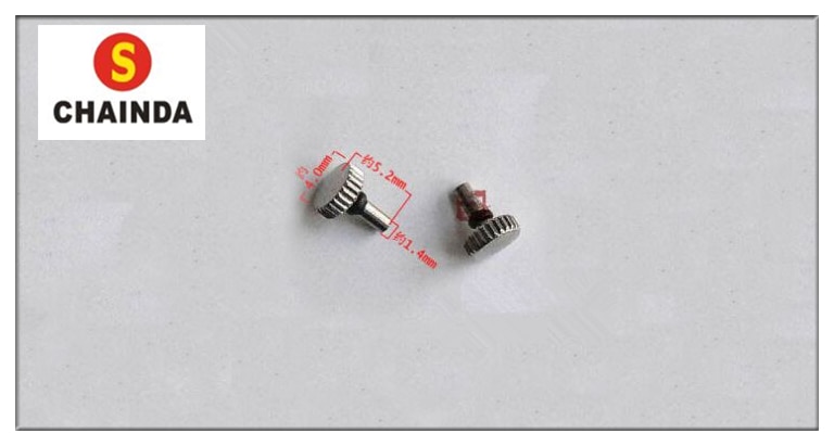 10 Stks 7S26 Horloge Kroon Goud en Zilver Kleur voor Horloge Reparatie