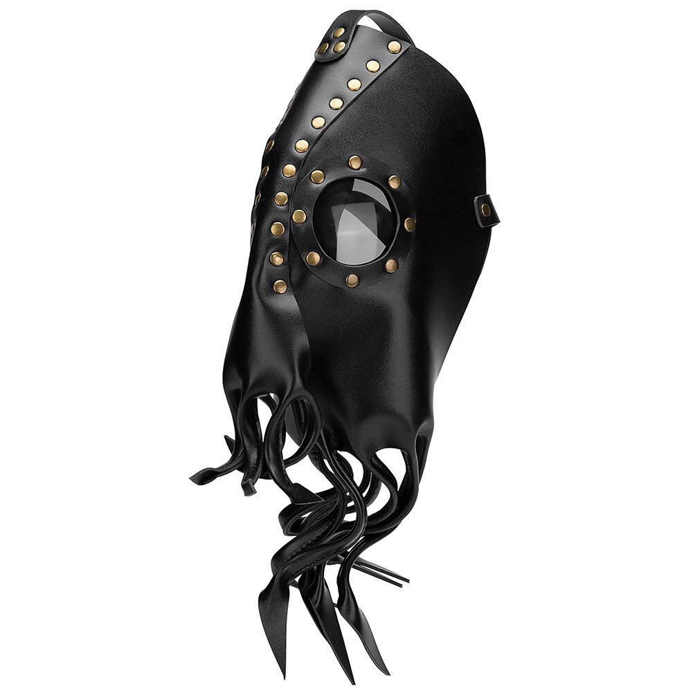 Halloween Steampunk poulpe diable masque Cosplay visage PU cuir masque mascarade balle carnaval fantaisie masques