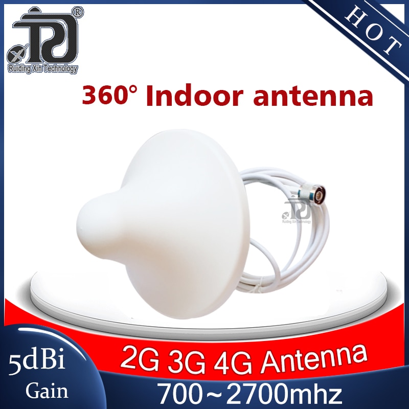 Antena 4G 800-2700 interior 2g 4g antena techo antena interna para señal de teléfono celular GSM WCDMA Booster 4g repetidor amplificador