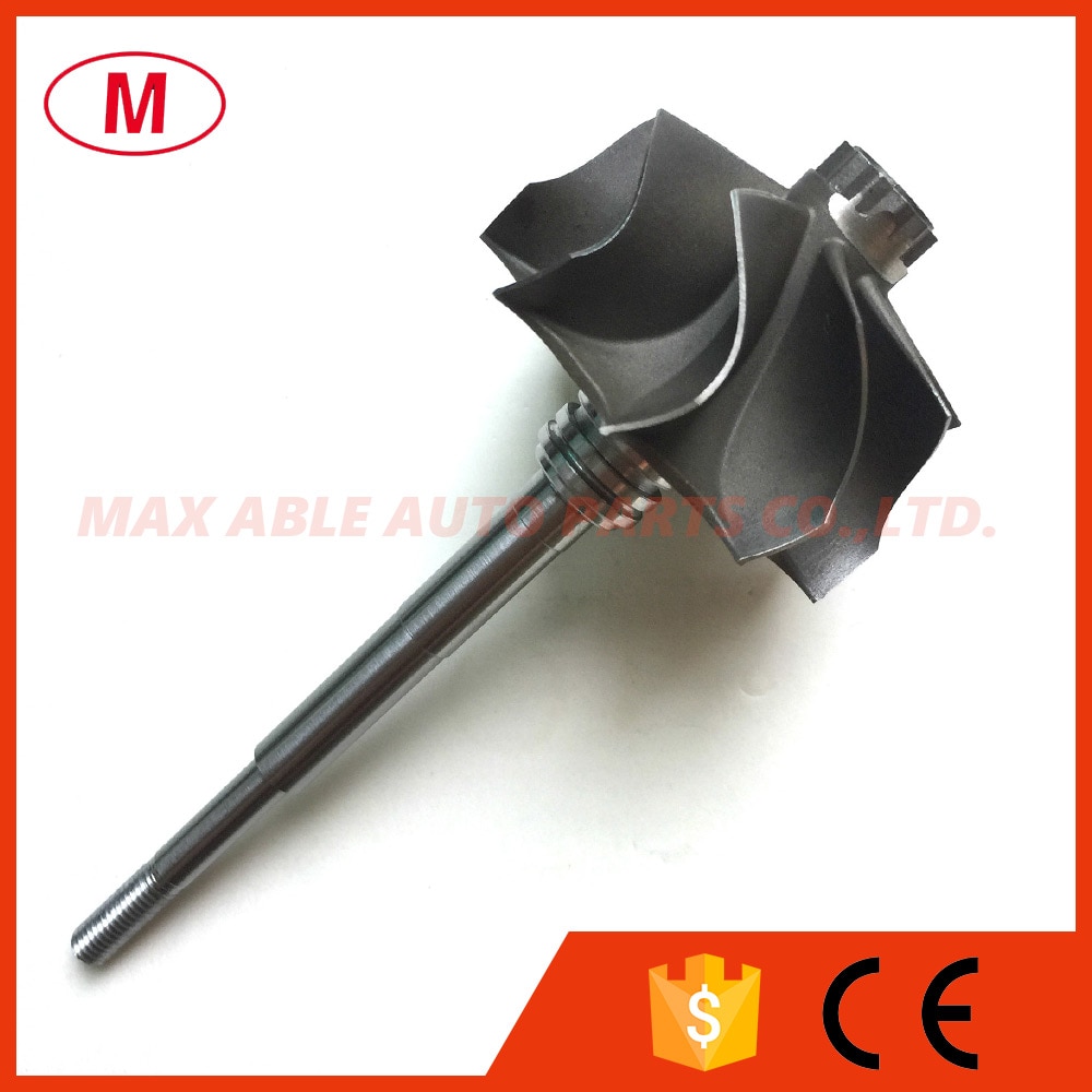 GT2860R Ball bearing Turbo turbine shaft&wheel/Turbo turbine wheel 46.95/53.7mm 9 blades 103mm for Thurbocharger