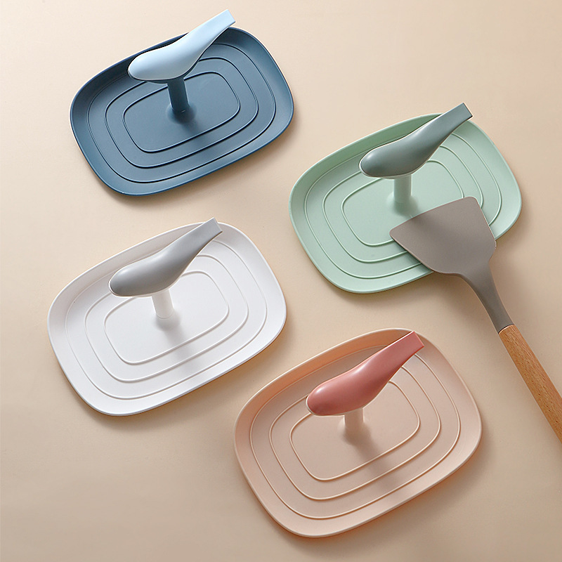 Kitchen Organizer Pot Lid Rack Shelf Shape Rest Pot Lid Holder Tray Rack Strainer Pad Multifunction Stand Accessories Storage