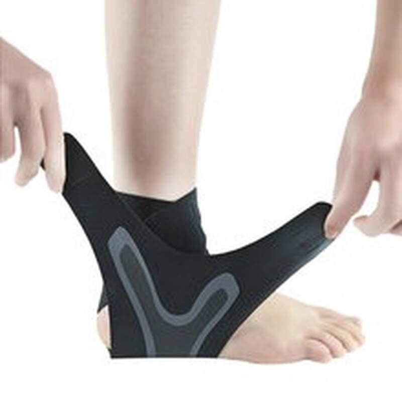 Tobillera de compresión antiesguince, vendaje transpirable, protector fijo, tejido de nailon, ajustable, para deportes