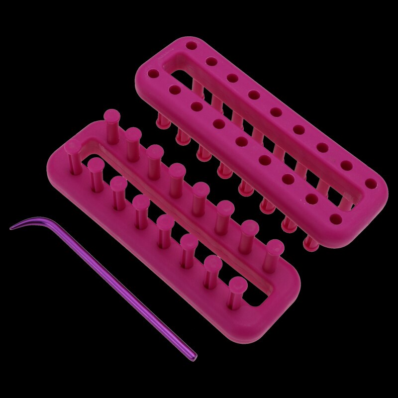 portátil tejer telar artesanía bricolaje tejer herramientas de coser herramientas Mini Loom