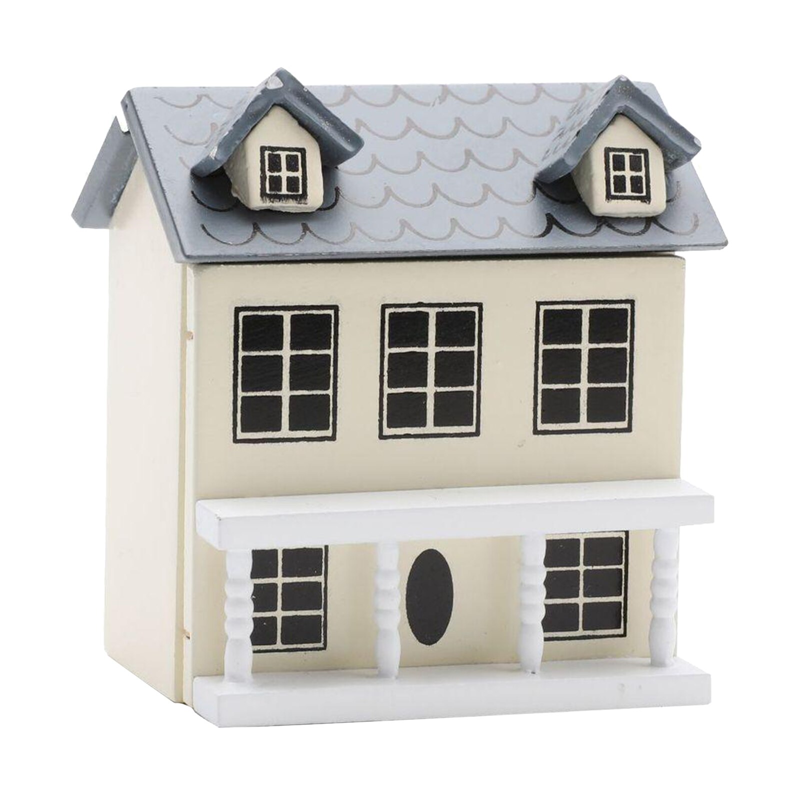 1/12 Scale Dollhouse Miniature Furniture Ornaments Wooden Villa Small House Craft Landscape DIY Decoration Accessories