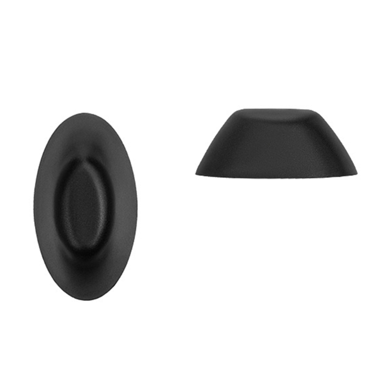 2 Teile/satz Ersatz Gepäck Füße Pads Langlebige Koffer Füße Pads Kunststoff Gepäck Nieten Koffer Ständer Füße Gepäck: Schwarz