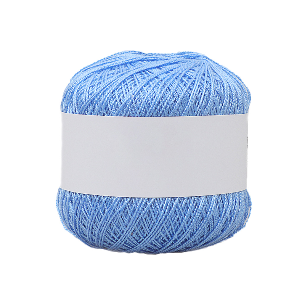 Milk Cotton Crochet Yarn Anti-Pilling Fine Hand Knitting Thread For Cardigan Scarf Hat Sweater Doll: sky blue