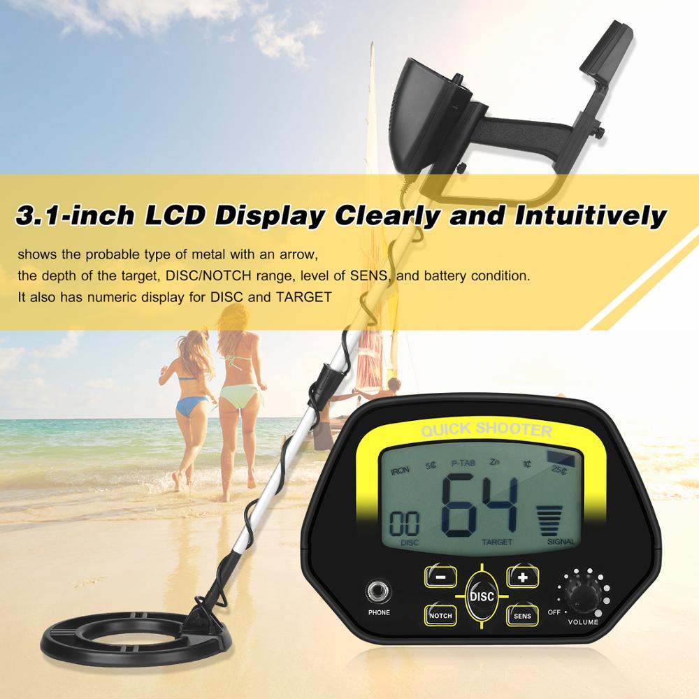MD-4060 Metal Detector Underground Gold Detector High Accuracy Metal Finder Waterproof Search Coil Seeker Treasure
