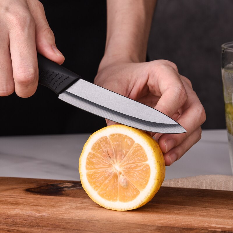 4 stk keramiske skæreknive sæt abs&tpr håndtag hjemmekøkken madlavning redskabskniv kødskræller frugtknive