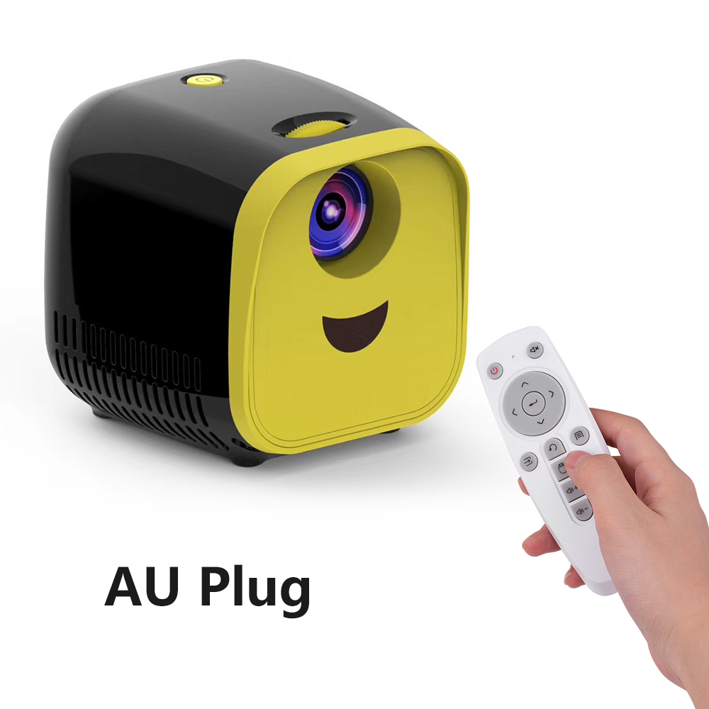 L1 – Mini projecteur Portable pour enfants, wi-fi, USB, 1000 Lumens, 480x320p, pour famille, PC Portable, TV