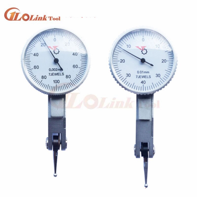 0-0.8mm 0.01mm Dial Test Indicator With 7 Jewels Dial Gauge Dial Indicator High accuracy