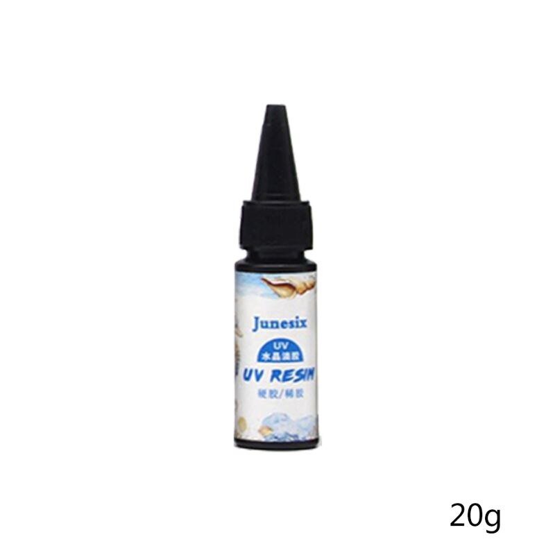 10/20/25/50/60/100g Ultraviolet Curing Epoxy UV Resin Hard Glue Transparent LED Cure for DIY Jewelry Making Casting Coating: A20