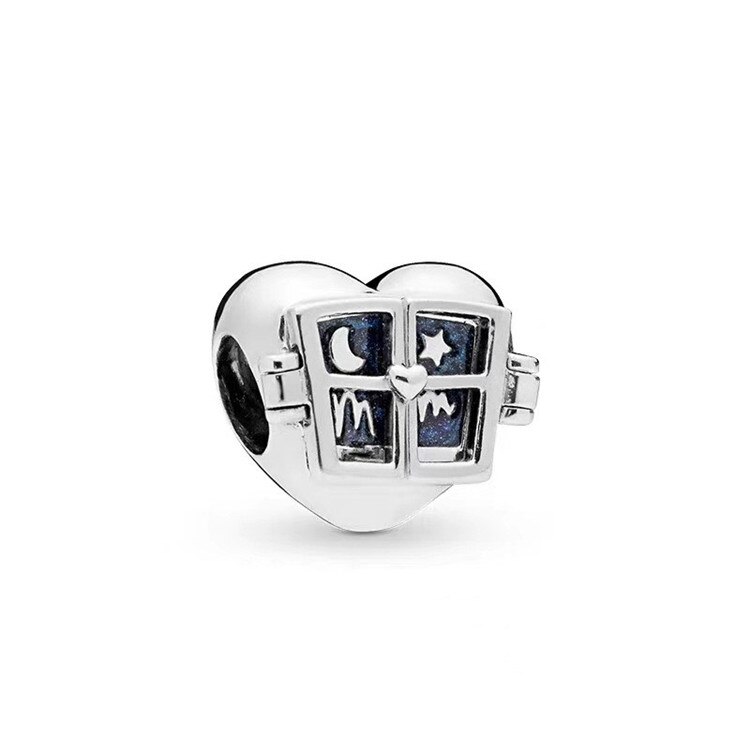 925 Sterling Silver Charms Colorful Beads Fit Original 3mm Bracelets DIY Jewelry Making For Women: CMS1511-a