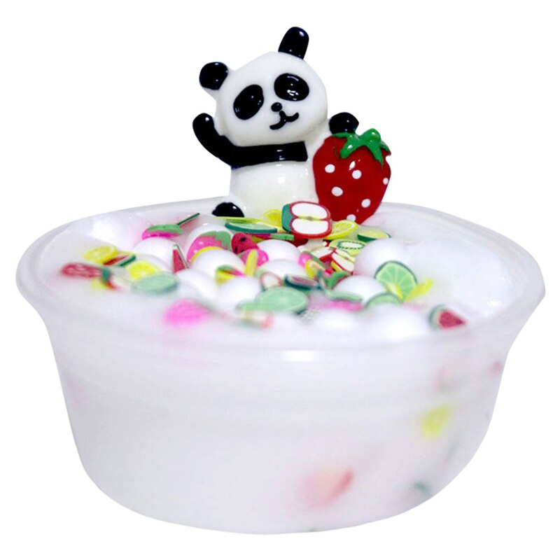 60ml panda Perline melma Argilla Fanghi Alleviare Lo fatica Plasticin Giocattolo per Bambini di Età Giocattoli melma nube cinetico sabbia melme da slimers A40: D