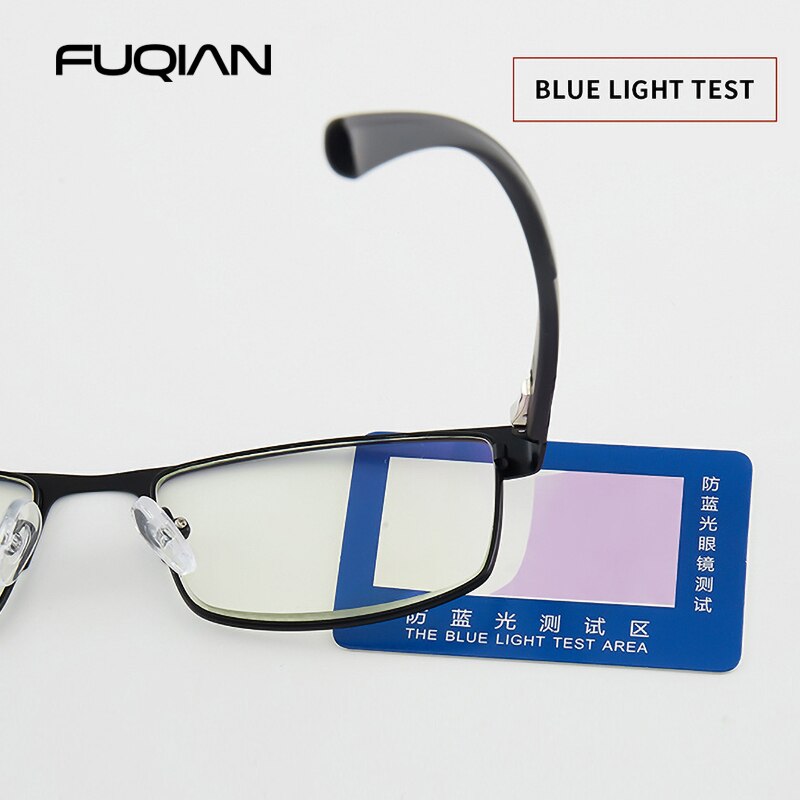Gafas de lectura de acero inoxidable para hombre, gafas para presbicia de negocios, gafas antiluz azul + 1,0 1,5 2,0 2,5 3 3,5 4,0