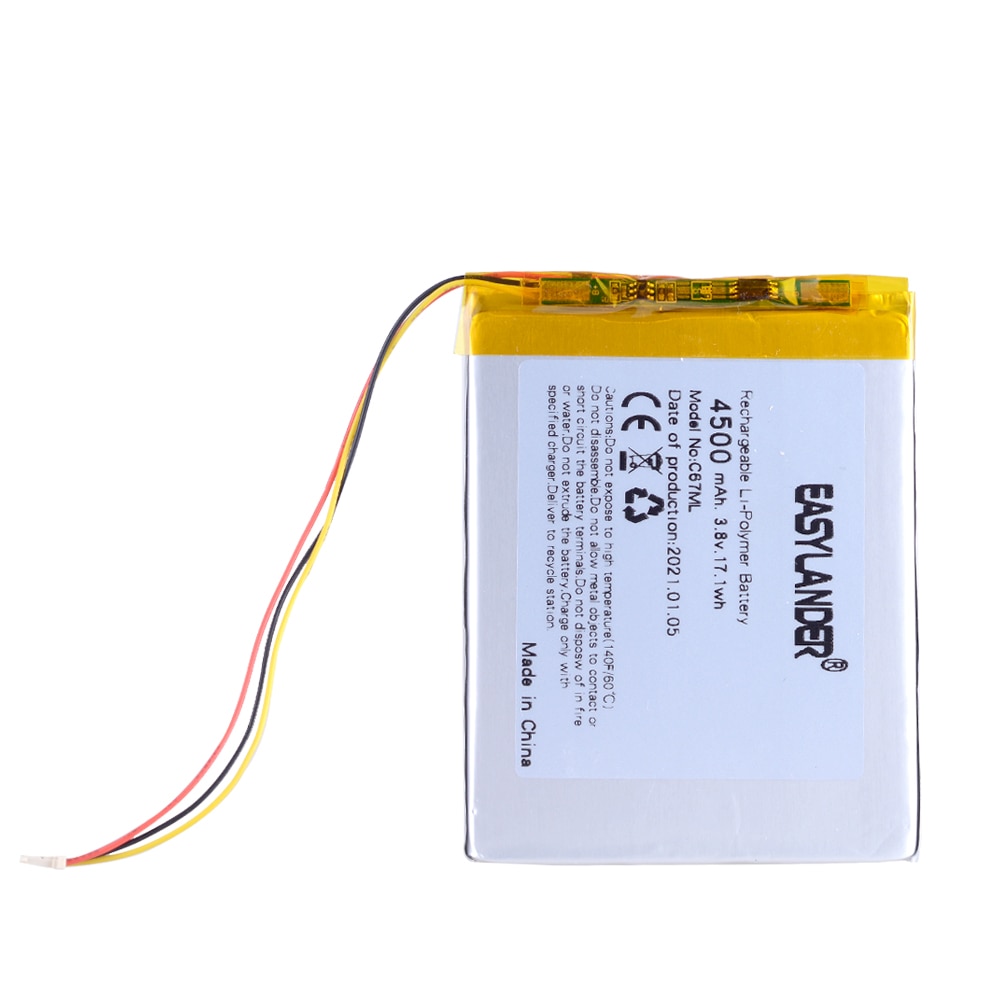 3.8V 3920mAh battery For ONYX BOOX DARWIN 3 4 C67LM E-BOOK ONYX BOOX Carta2 C67ML C63ML T76ML C65ML C65HD T68 N96C/ML