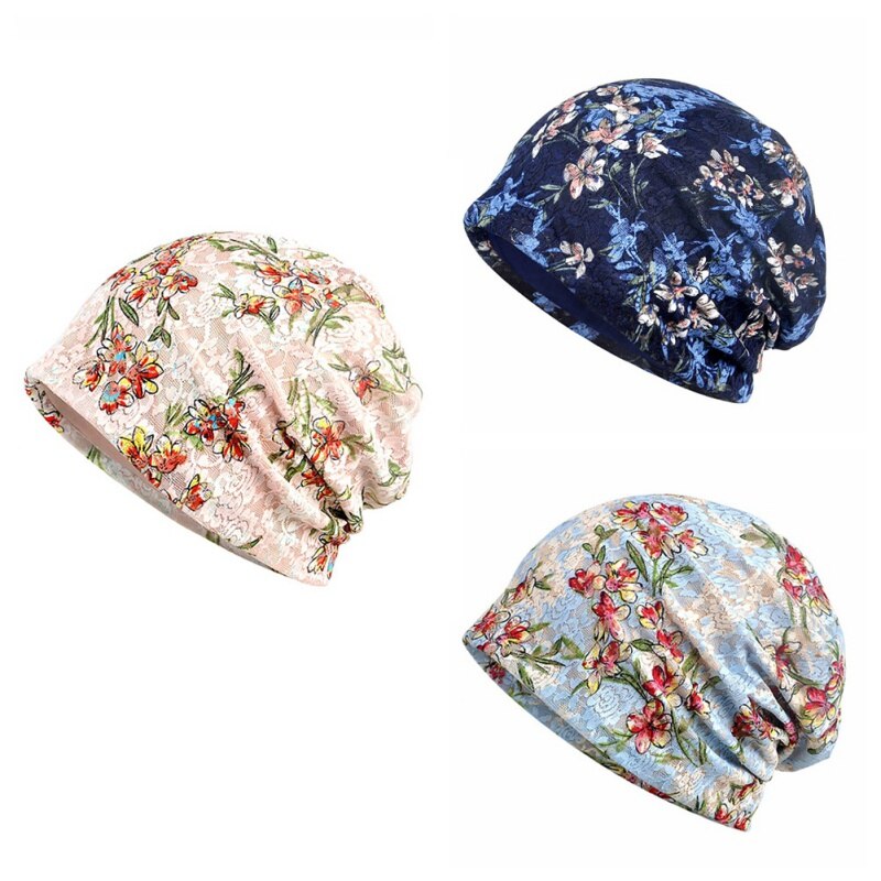 Sonnenhut Damen - Baumwolle Spitze Floral Atmungsaktiv Elastisch Sommer Strand Angeln Laufen