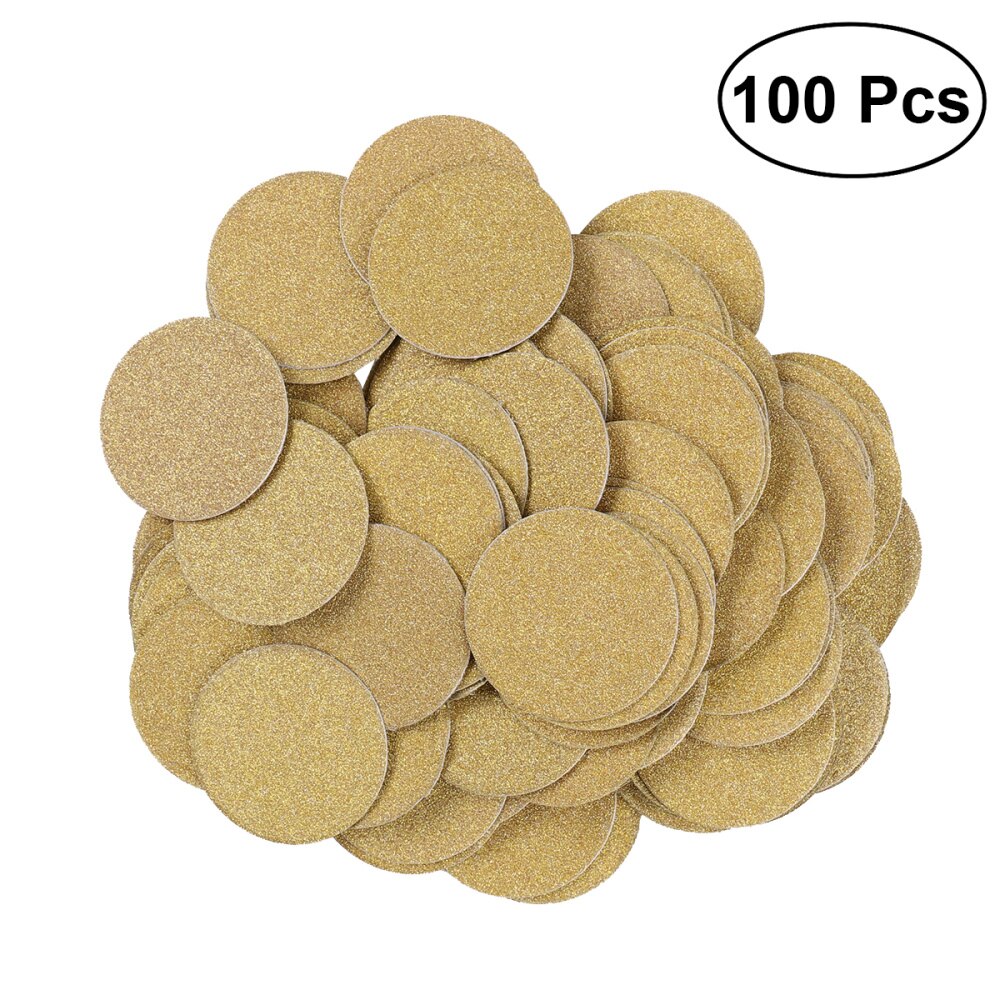 100pcs Confetti Practical Useful Table Decorations Silver Confetti for Bedroom: Golden
