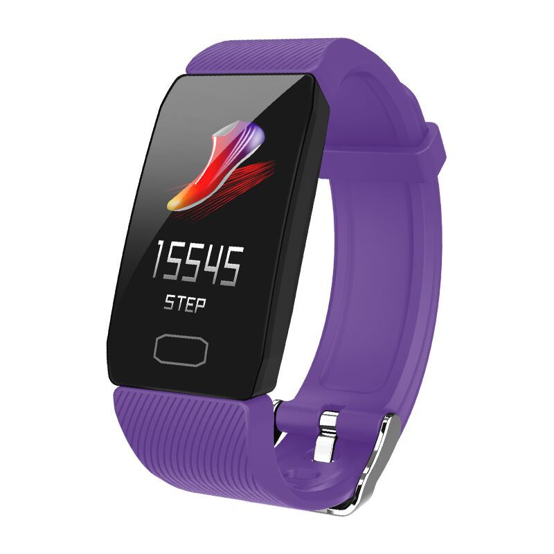 Smartband Multicolor Verwisselbare Strap Smart Armband Met Fitness Tracker Monitor Smart Band Bloeddruk Hartslag WEI01
