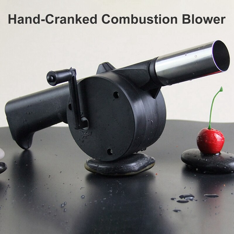 1Pcs Outdoor Draagbare Blower Barbecue Föhn Fire Tool Bbq Ventilator Air Blower Hand-Operated Blower Barbecue Tool