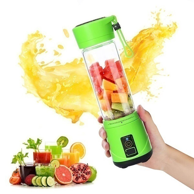 Household Portable Blender USB Mixer Electric Juicer Machine Smoothie Blender Mini Food Processor Personal Water Juice Blenders