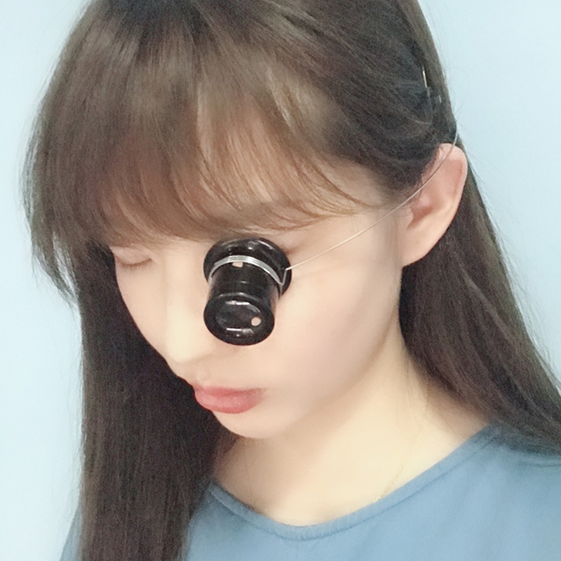 Monoculares de lupa para relojeros, lentes de joyería, herramienta de reparación de lentes de ojo, 3X/5X/10X /15X /20XX