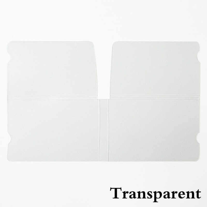 Sac de rangement pour masque pliant Portable, 10 pièces, Clip de rangement pour masque facial, sacs de couverture: transparent