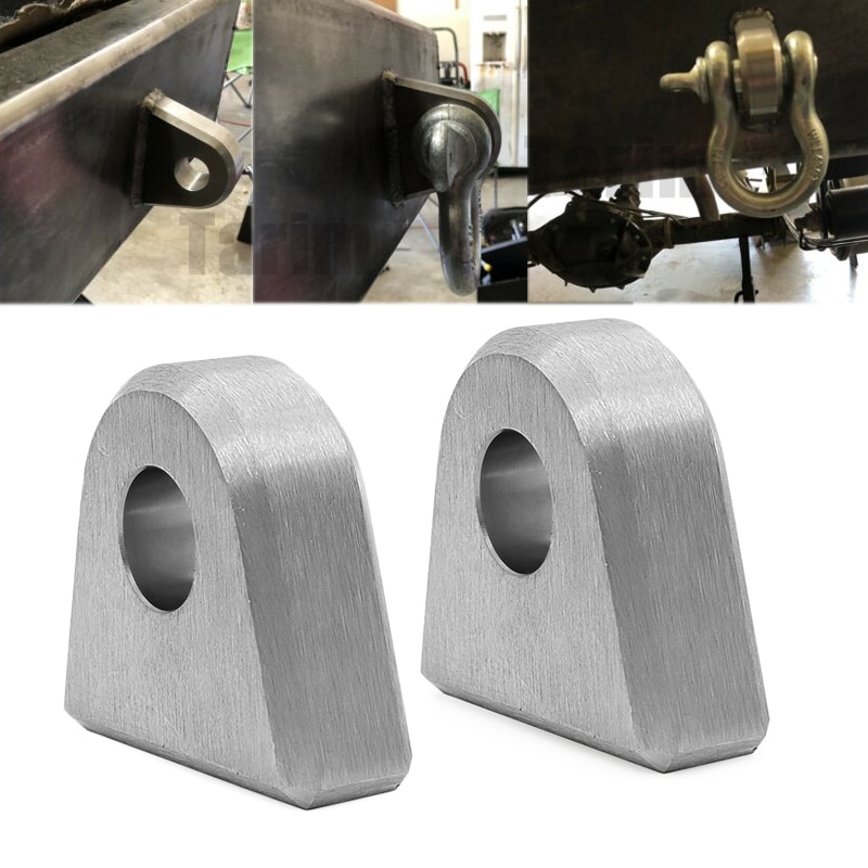 Thick Heavy Duty Weld on Shackle Mount , D-Ring , Clevis , Off Road , Mount , Rock Crawler , CNC weld on 1018 CRS Shackle mounts