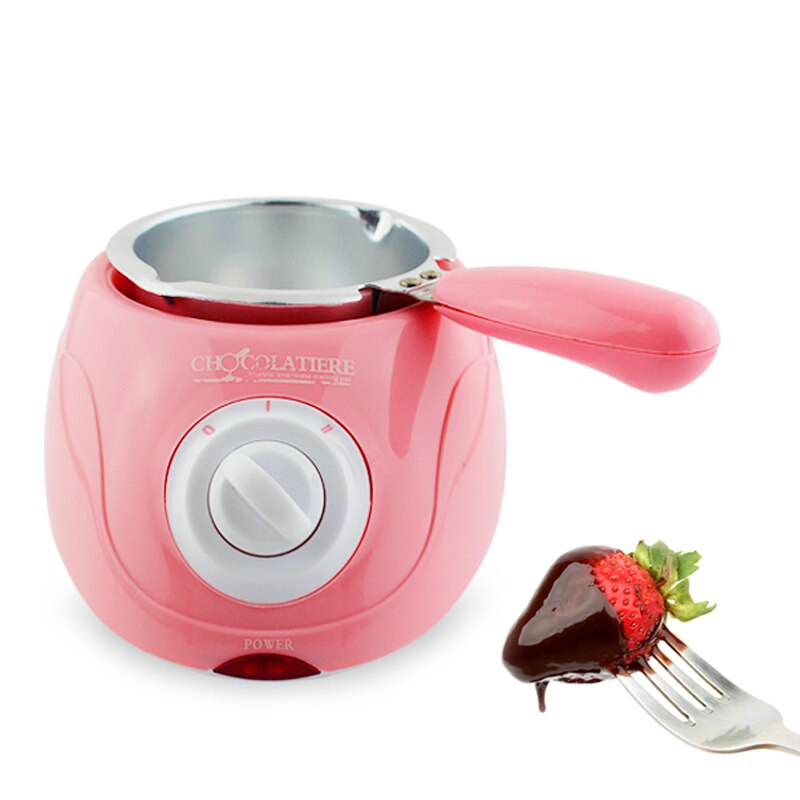 Mini 220V Household Pink Single Cylinder Electric Chocolate Melting