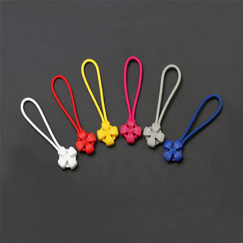 30Pieces PVC Zipper Slider Flower Zipper Puller Coat Wallet Suitcase Accessories Tailor Tool