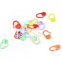 50pcs Locking Stitch Marker Lock Pins Plastic Ring Markers For Knitting Crochet Mark Rows Keep Knitted Track