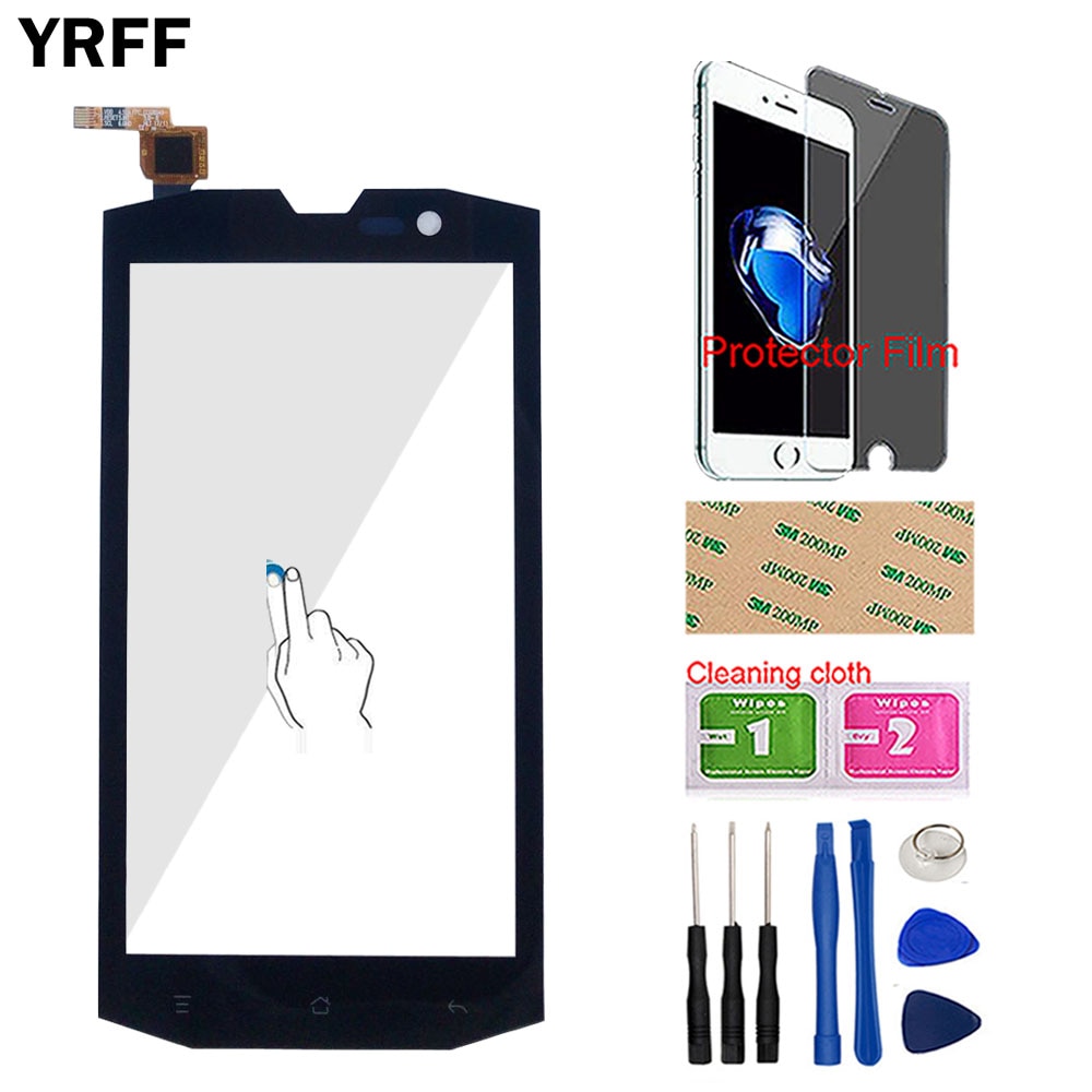 Touch Screen For AGM A8 A8 SE IP68 Touch Panel Touchscreen Digitizer Front Glass Sensor 5.0" 100% Original Repair Protector Film