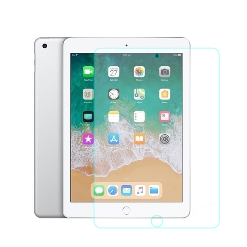 Tempered Glass Film Screen Protector for iPad 6th 5th Generation Air Air2 Pro 9.7 Protective Film Glass for ipad 5 6: Default Title