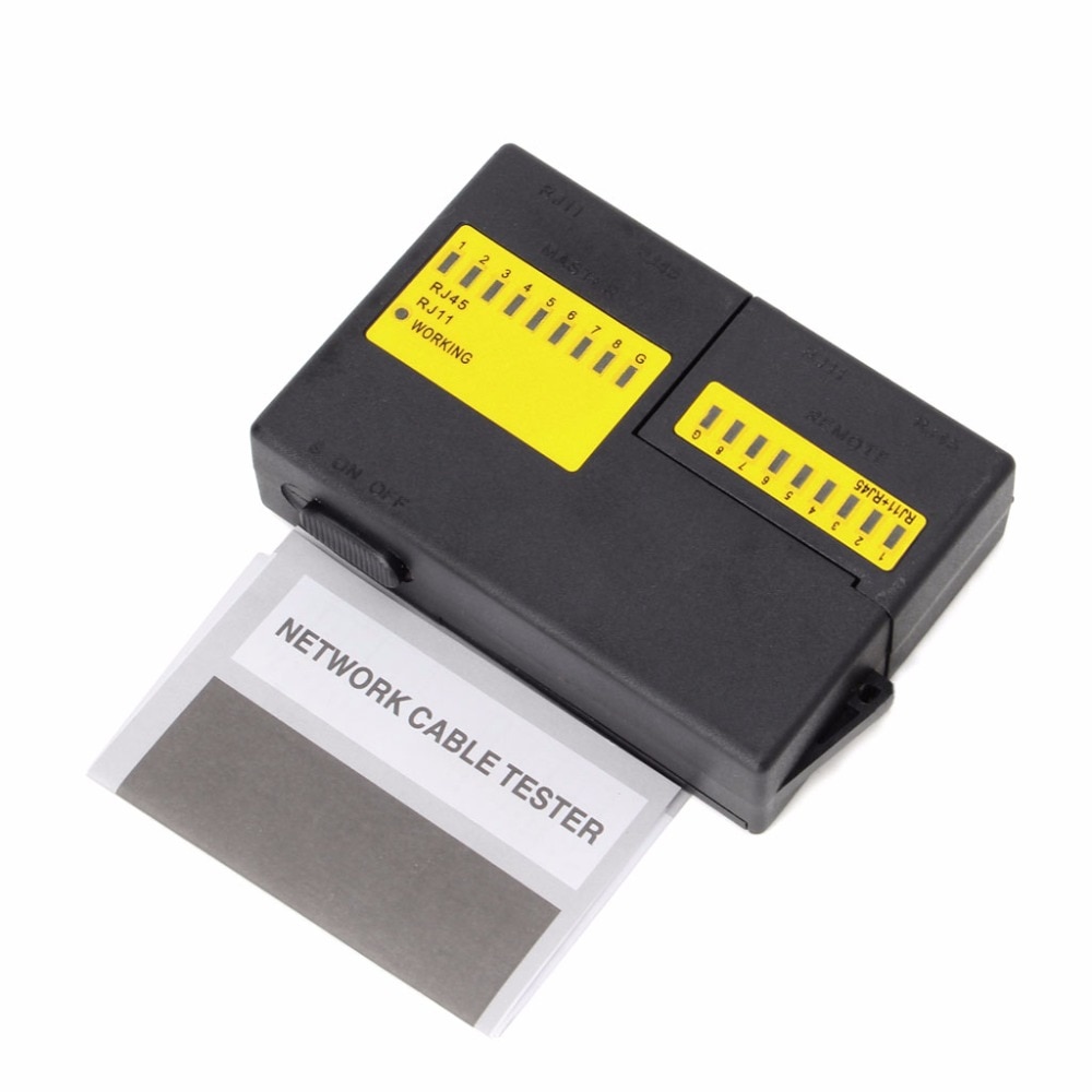 Super Mini Netwerk Lan Cable Cat5 RJ11 RJ45 Tester