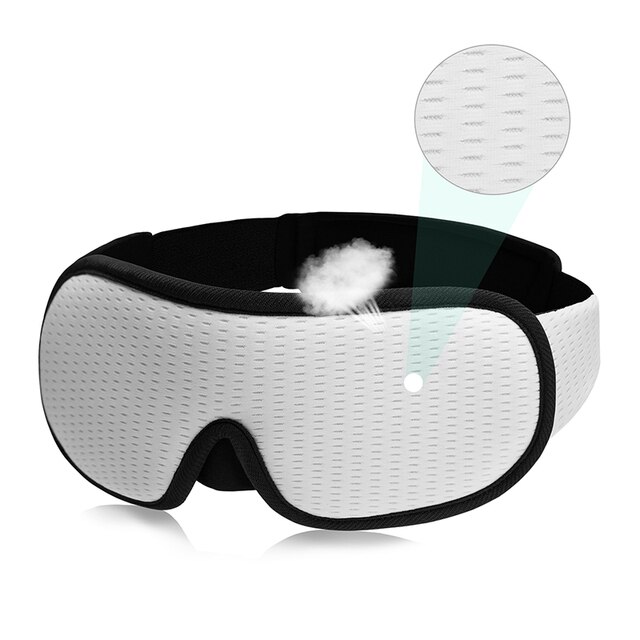 3D Sleep Mask 100% Blocking Light Eye Mask Travel Rest Relax Blindfold Sleeping Aid Eye Patches EyeShade Cover Slaapmasker