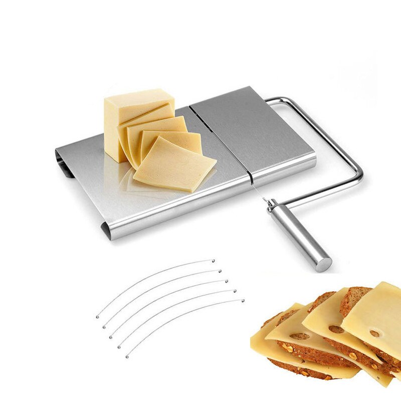 Planche à découper le fromage, coupe-beurre, fil en acier inoxydable, lame à Dessert, accessoires de cuisine, outil de cuisson