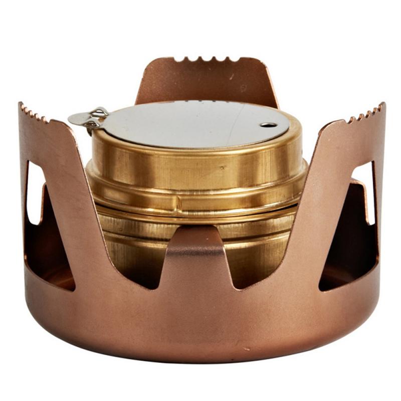 Ultra-light camping stove Spirit Combustor Alcohol Stove Picnic Stove Camping Furnace Camping Portable Folding Picnic BBQ Hiking: 2